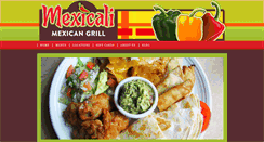 Desktop Screenshot of mexicaligrillrestaurant.com