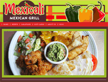 Tablet Screenshot of mexicaligrillrestaurant.com